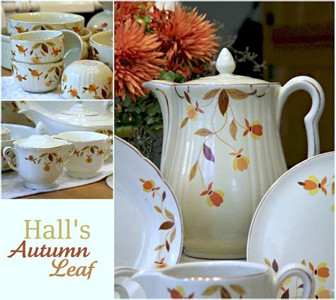 hall autumn leaf|hall autumn leaf dishes.